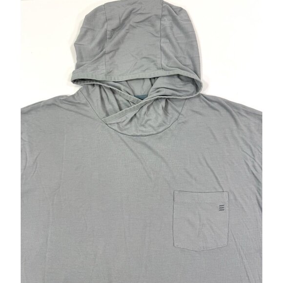 Free Fly Mens Lightweight Bamboo Hoodie Sz XL Gray Stretch Pullover Thumb Holes - Picture 2 of 10